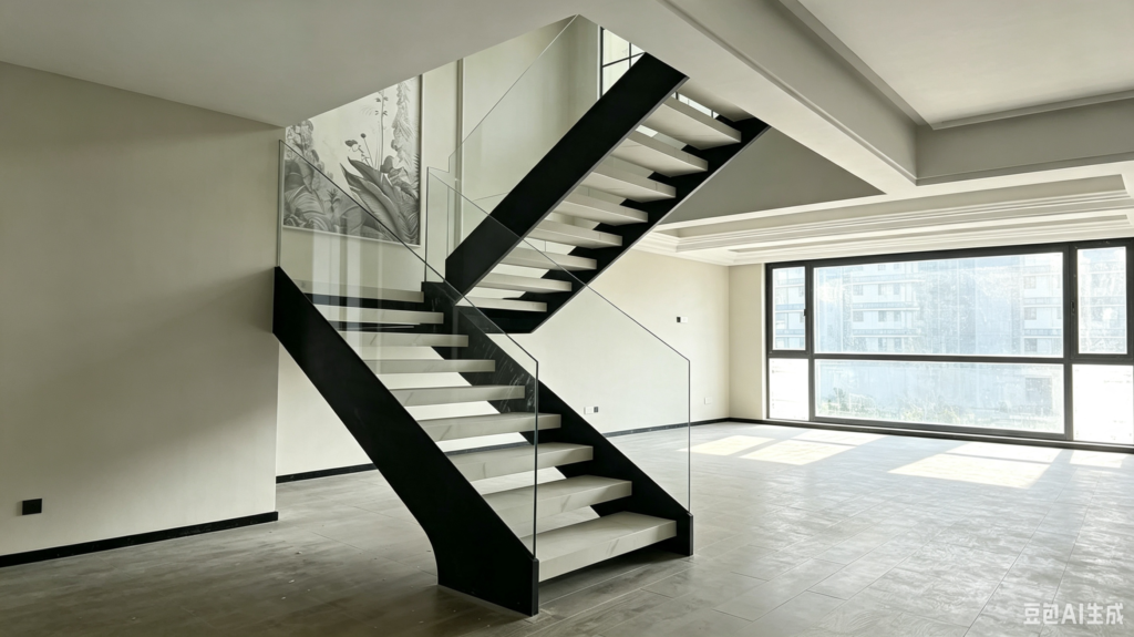 comparaison limon d'escalier en profilé creux vs en tôle d'acier pliée