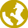 global service golden world icon