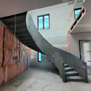 Case Study: Engineering a Custom Curved Steel Staircase for a Private Villa in Melbourne