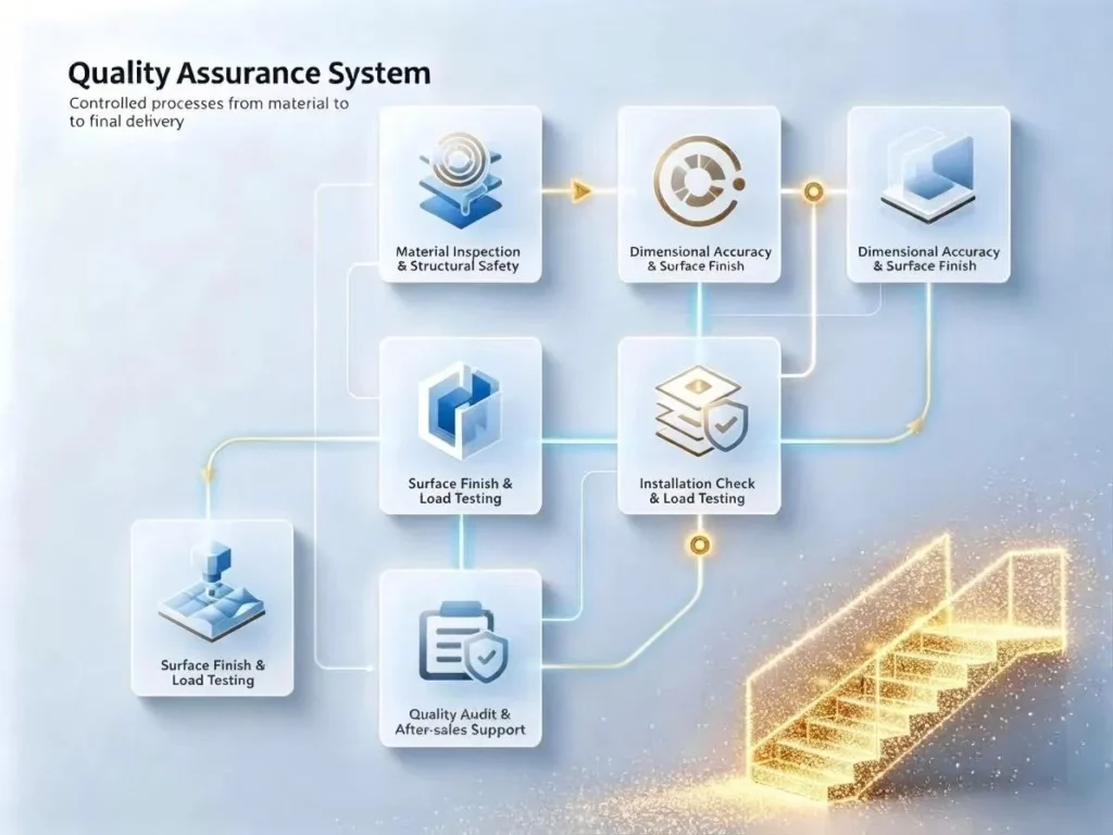 Système d'inspection de qualité multi-étapes de confiance