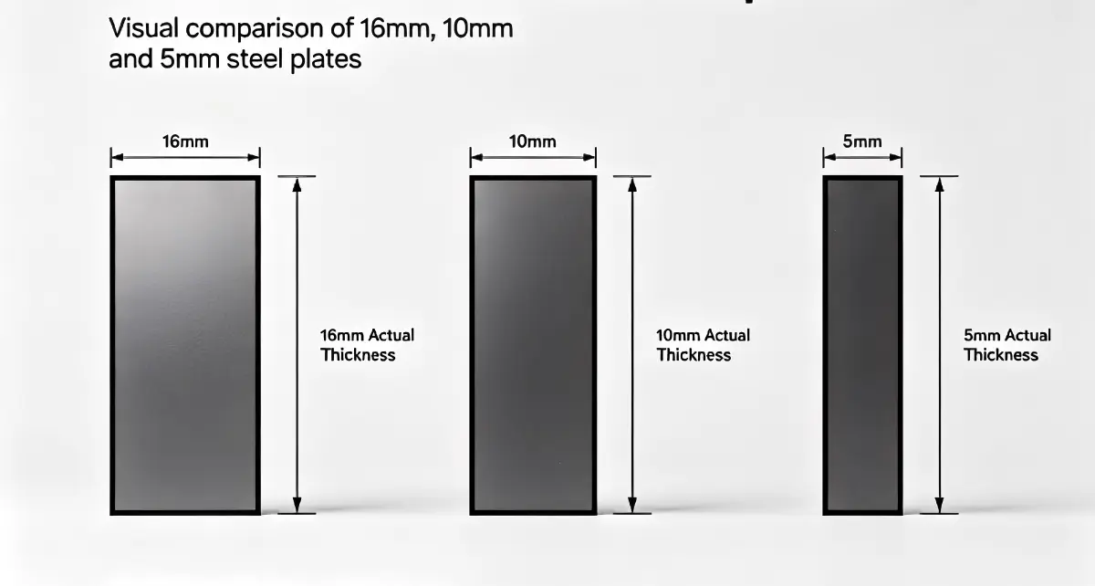 metal stringers for stairs thickness diagram